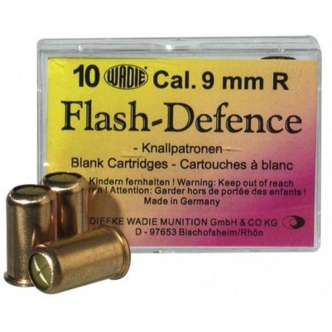 Balle à blanc Wadie Flash défence - Par 10 - Cal. 9 mm R / 380 841801