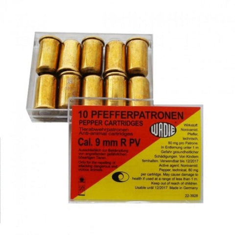 Balle de défence Wadie Pepper gaz - Par 10 - Cal. 9 mm R / 380 846310