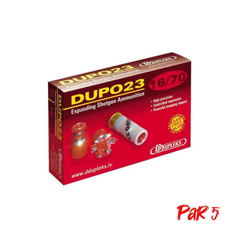 Balles Dupleks Dupo 23 - Cal. 16/70 DDD23P5