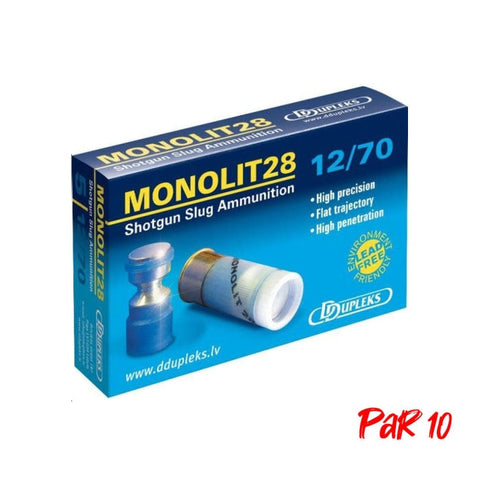 Balles Dupleks Monolit 28 - Cal. 12/70 DDM28P10