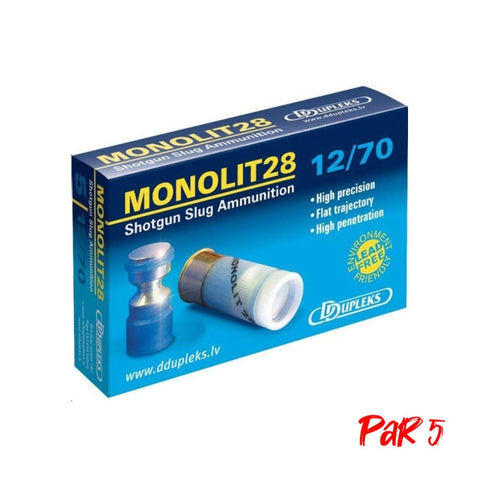 Balles Dupleks Monolit 28 - Cal. 12/70 DDM28P5