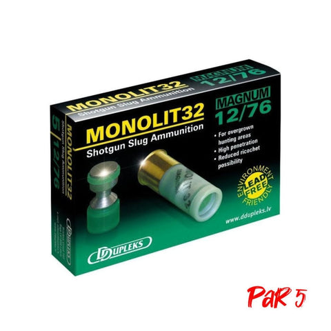 Balles Dupleks Monolit 32 - Cal. 12/70 DDM32P5