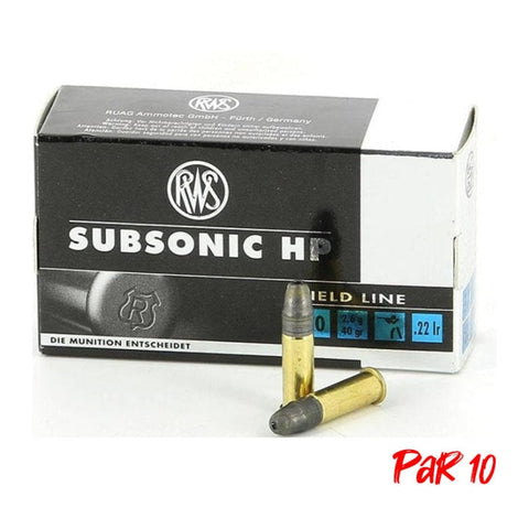 Balles RWS Subsonic Hp - Cal. 22LR 2132664P10