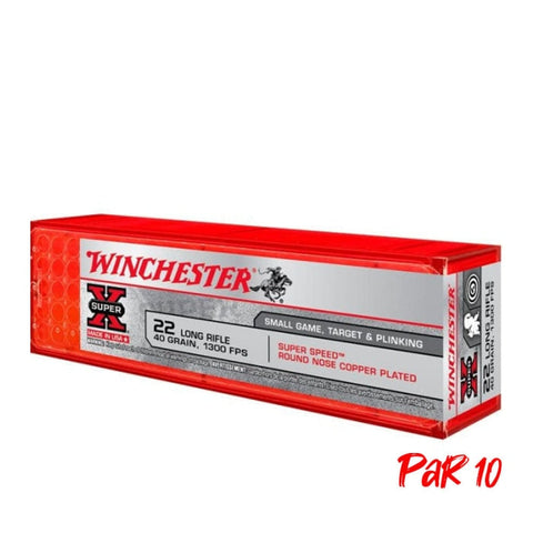 Balles Winchester Super-X CP LRN - Cal. 22LR CX22LRSS1P10