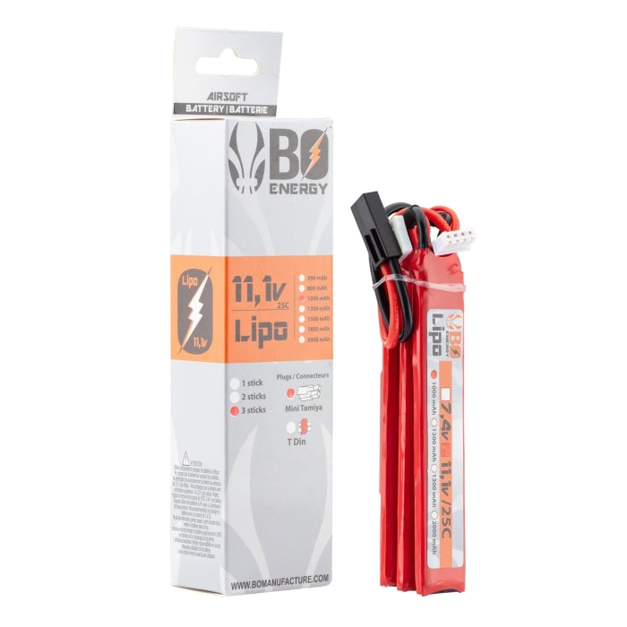 Batterie BO Manufacture 3 Sticks Lipo 3S - 11.1V A63015T