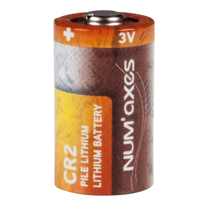 Blister de 2 piles lithium NUM'AXES CR2 3V - Armurerie Pisteurs