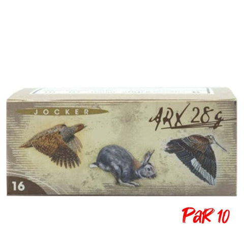 Boite de 10 Cartouches Jocker ARX 28 BG - Cal. 20/70/16