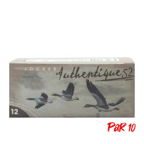 Boite de 10 Cartouches Jocker Authentique 52 BG - Cal. 12/76/25