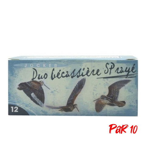 Boite de 10 Cartouches Jocker Duo Becassiere SP Raye 34 BJ - Cal.