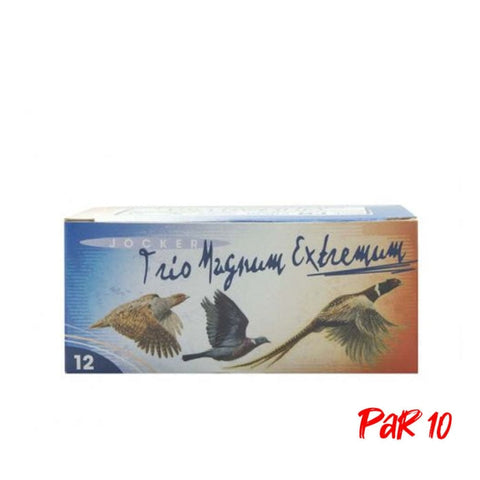 Boite de 10 Cartouches Jocker Trio Magnum Extremum 36 BJ - Cal.