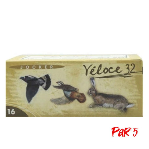 Boite de 10 Cartouches Jocker Veloce 32 BJ - Cal. 16/67/16