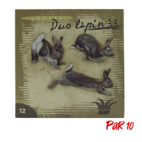 Boîte de 25 Cartouches Jocker Duo Lapin 33 BP - Cal. 12/70/12 - PB