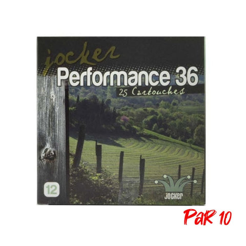 Boite de 25 Cartouches Jocker Performance 36 BJ - Cal. 12/70/25