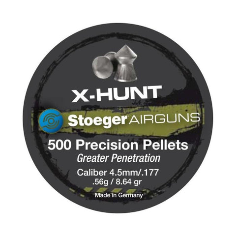 Boite de plombs Stoeger X-Hunter tête pointue 0.56 g - Cal. 4.5 mm