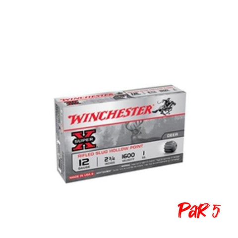 Cartouche Winchester Super-X Slug Rifled - Cal.12/70 CX12RS15P5