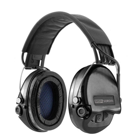 Casque actif MSA Supreme pro Noir - MSA Sordin + coussinets SOR500N