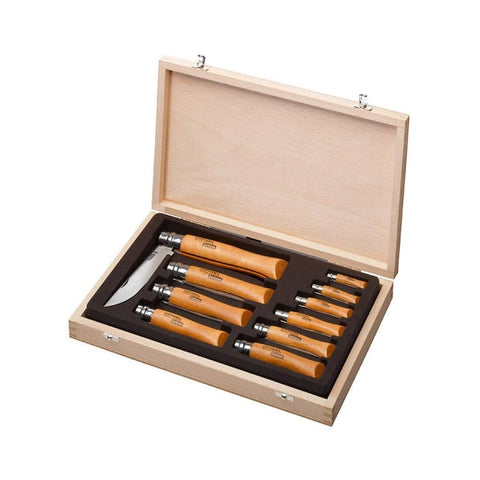 Coffret de 10 couteaux Opinel collection LC265