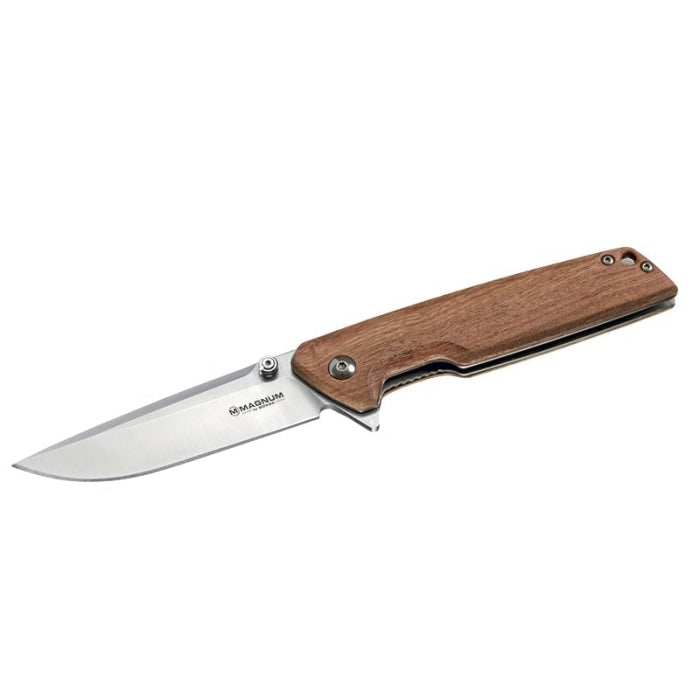 Couteau Boker Magnum Straight Brother Wood - Lame 90mm 01MB723