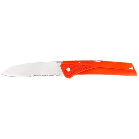 Couteau Florinox Kiana Lame Crantée - Lame 87mm FLKMORANGE