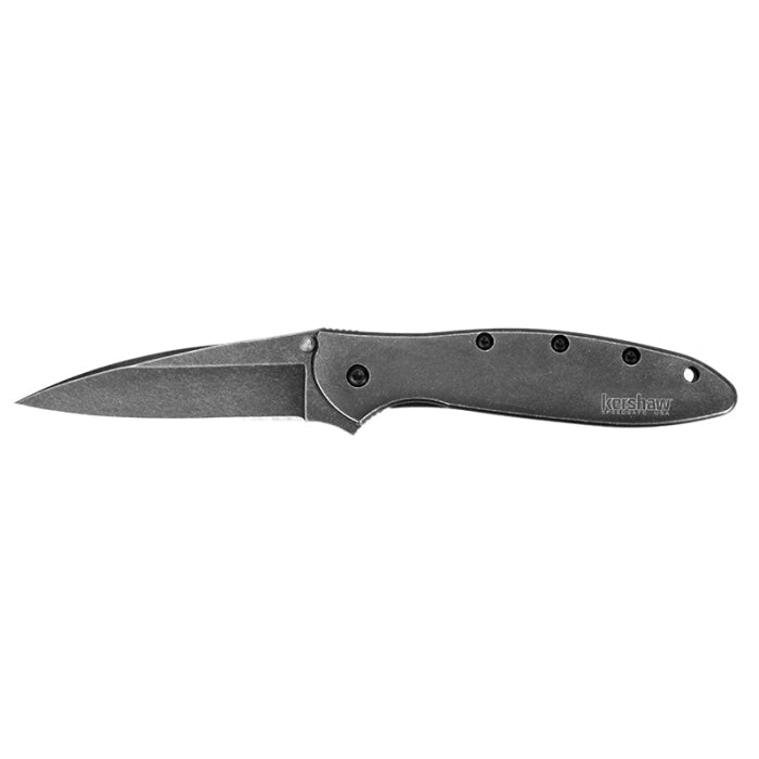 Couteau Kershaw Leek Blackwash - Lame 76mm KW1660BLKW