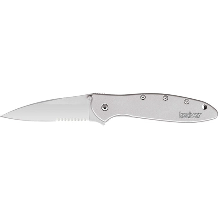 Couteau Kershaw Leek Serrated Mixte - Lame 76mm KW1660ST