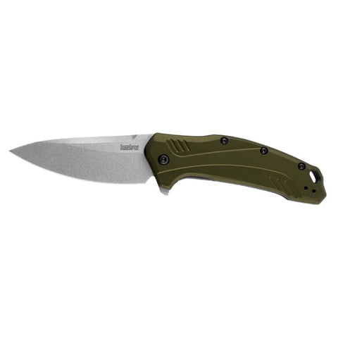 Couteau Kershaw Link Olive - Lame 84mm KW1776OLSW