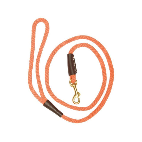 Laisses pour chien avec mousqueton Country orange CH5550