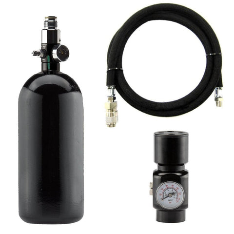 Pack complet bouteille 0,8L + preset + régulateur HPA + ligne