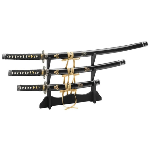 Pack Katana Boker Magnum + Présentoir Hattori Hanzo - Set 4 pièces