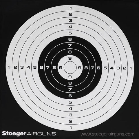 Paquet de 100 cibles carton Stoeger 14 x 14 58702618