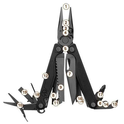 Pince multifonctions Leatherman Charge® + TTI 832528