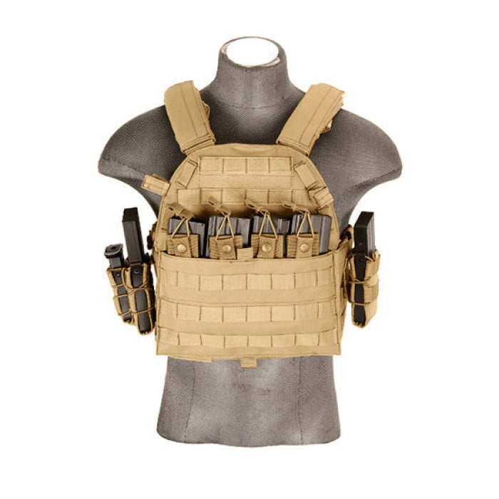 Plate Carrier Lancer Tactical 69T4 Beige 1000D A68604