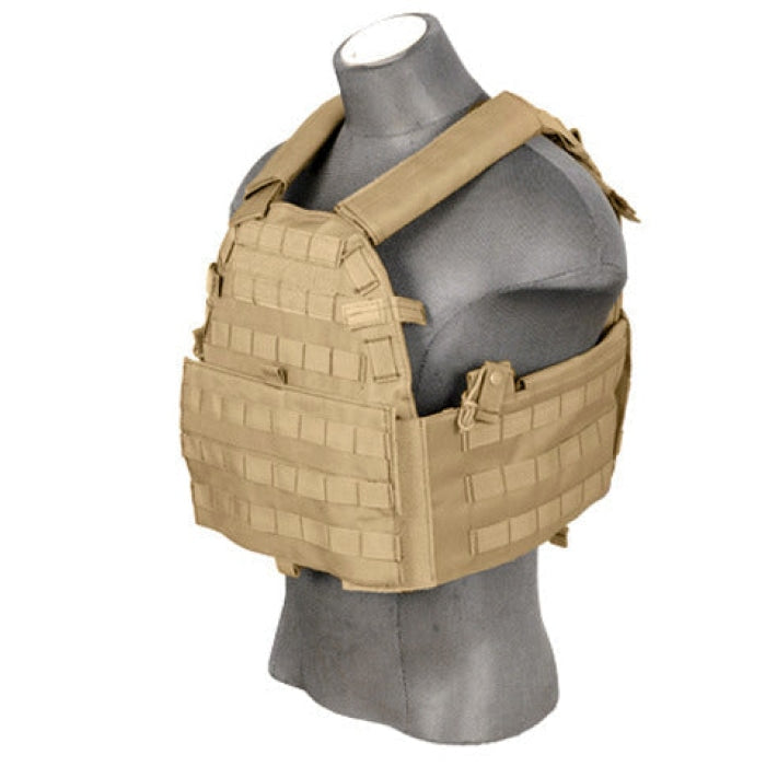 Plate Carrier Lancer Tactical 69T4 Beige 1000D A68604