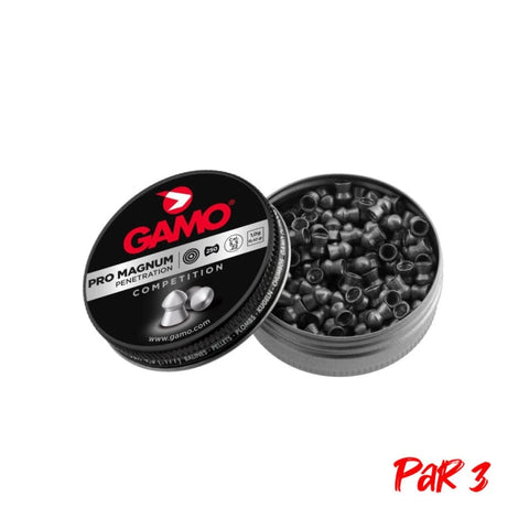 Plombs Gamo PCP Pro Magnum - Pénétration - Cal. 5.5 G3500P3