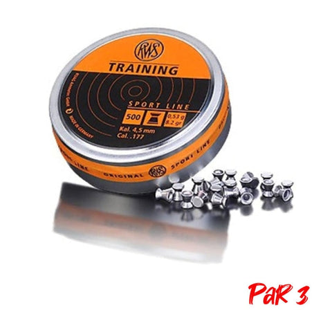 Plombs RWS Training 0.53 g - Cal. 4.5 2318872P3