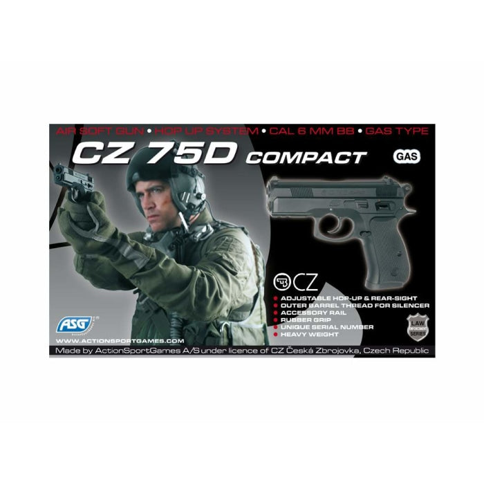 Réplique ASG CZ 75D Compact GNB PG1341