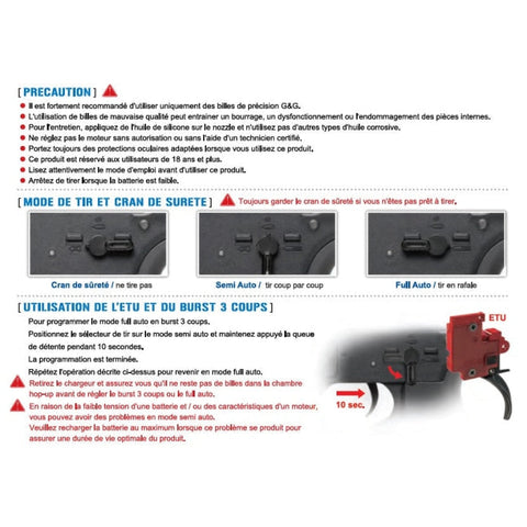 Réplique Longue G&G CM16 Wildhog 7’ - Cal. 6mm S13001