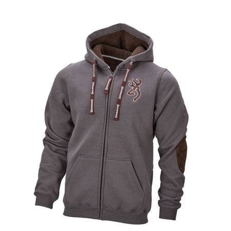 Sweat à capuche Browning Snapshot Warm - Ashgrey 3018426901