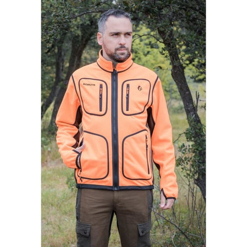 Veste de chasse Somlys Polar - Réversible - Orange / marron 487/S